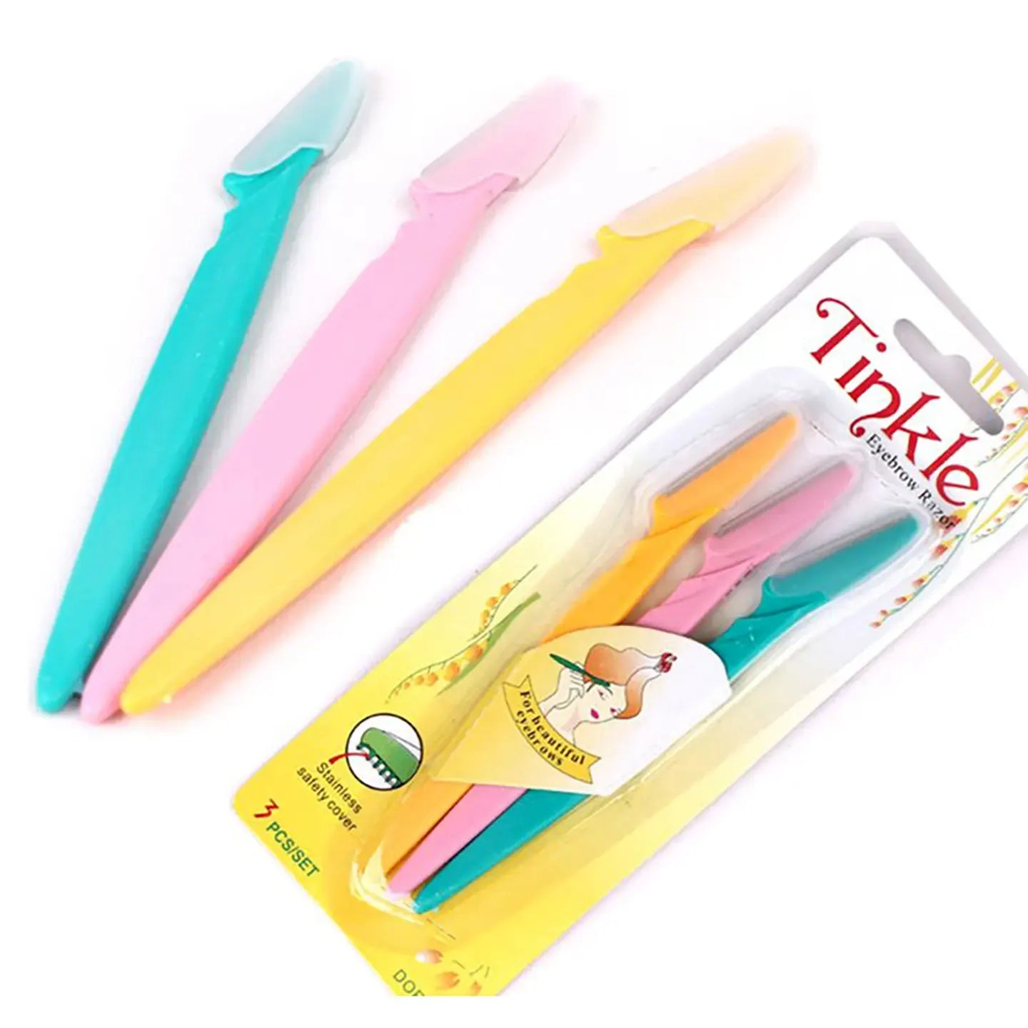 Fe [Tinkle] Eye Brow Razor 3 Pieces