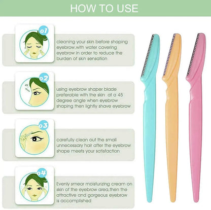 Fe [Tinkle] Eye Brow Razor 3 Pieces