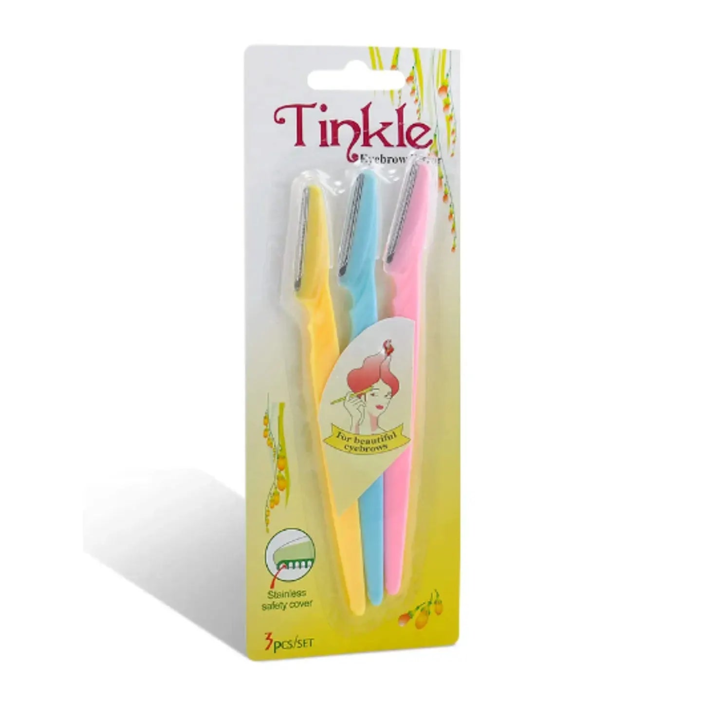 Fe [Tinkle] Eye Brow Razor 3 Pieces