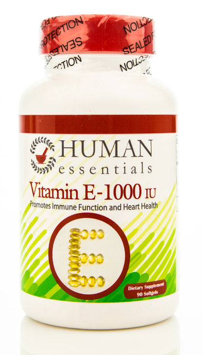 Human Essentials Vitamin E 1000IU 90 Tablet