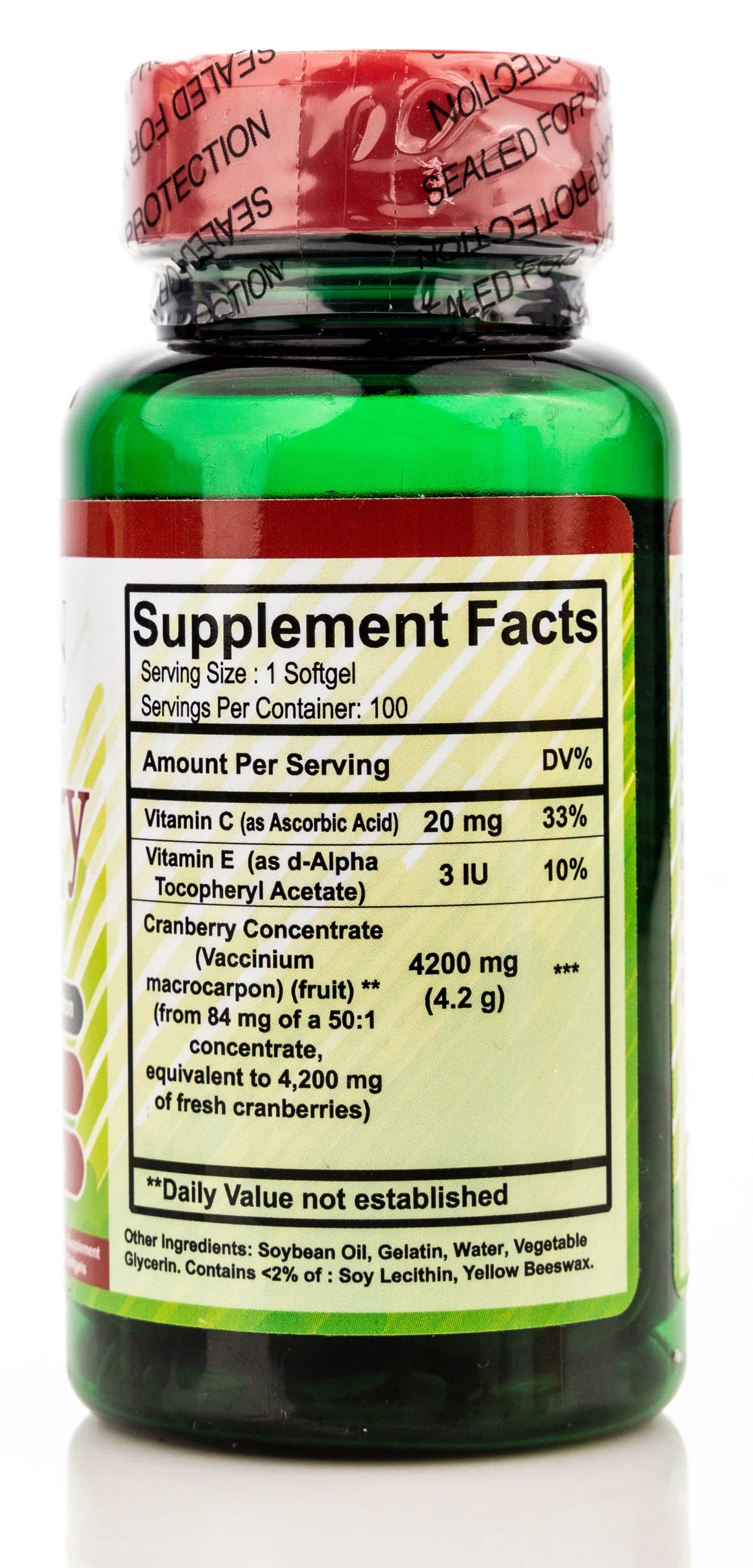 Human Essentials Cranberry 4200 mg 100 Tablet