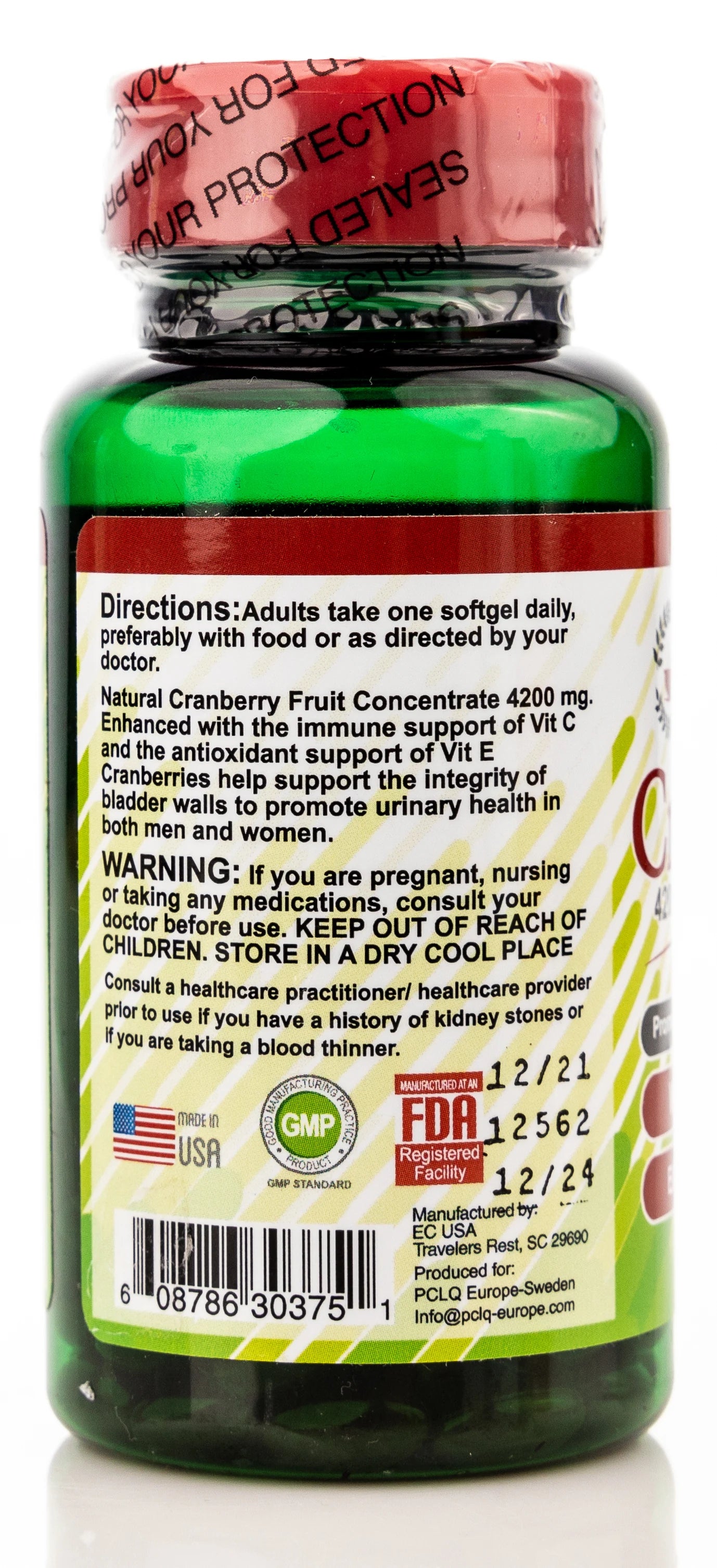 Human Essentials Cranberry 4200 mg 100 Tablet