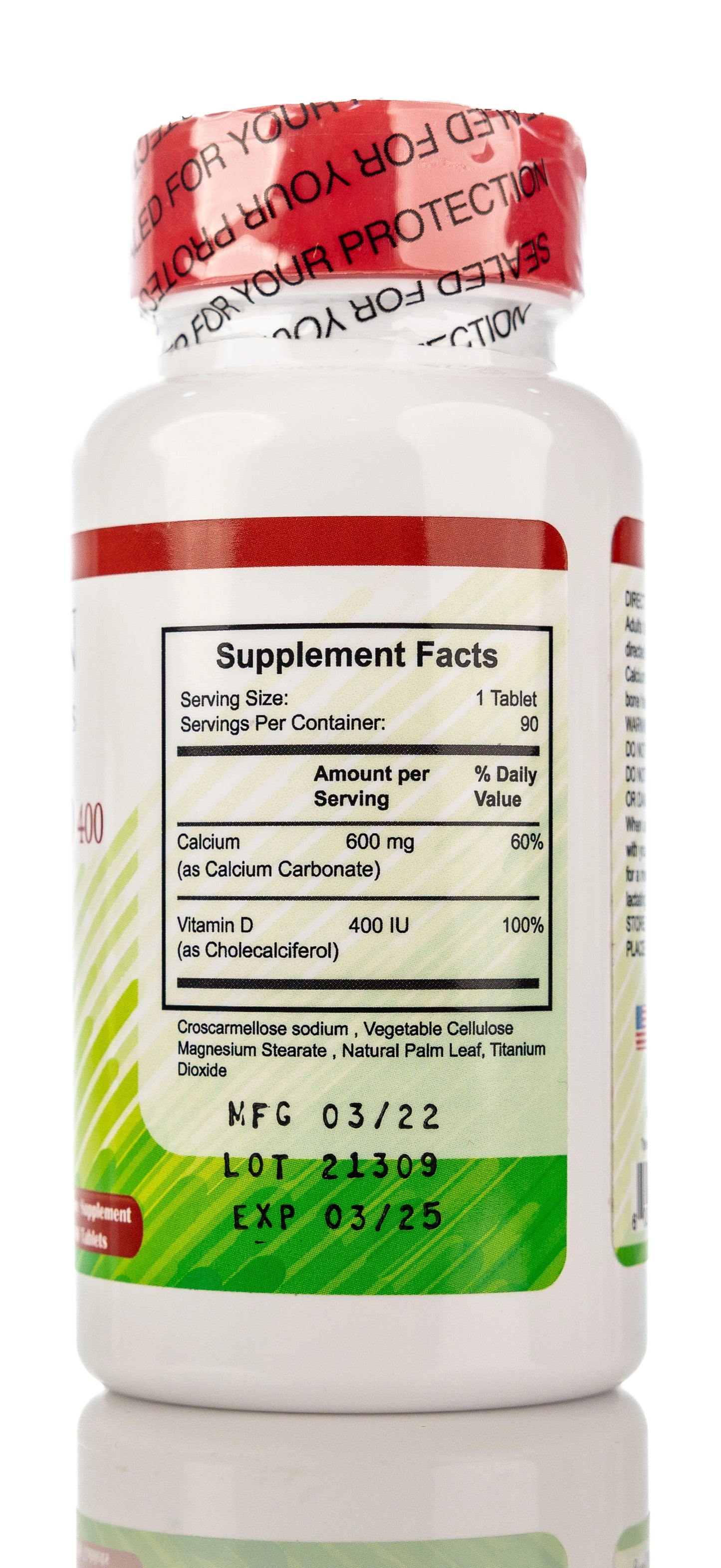 Human Essentials Calcium 600 + Vitamin D 400IU 90 Tablet