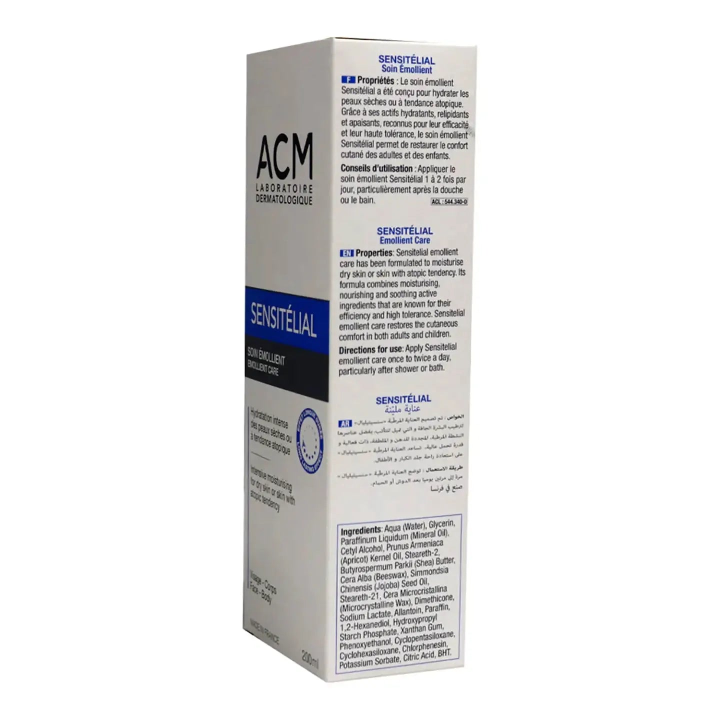 ACM Sensitelial Emollient Care 200 Ml