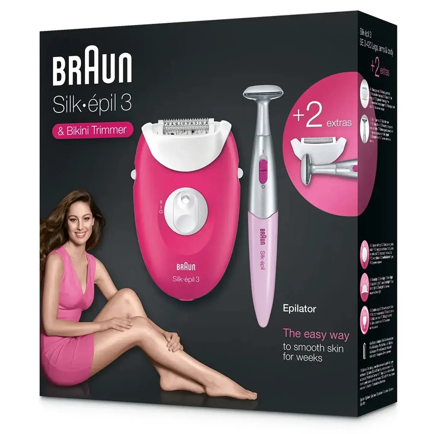 Braun Silk Epilator 3 & Bikini Trimmer [SE3420]