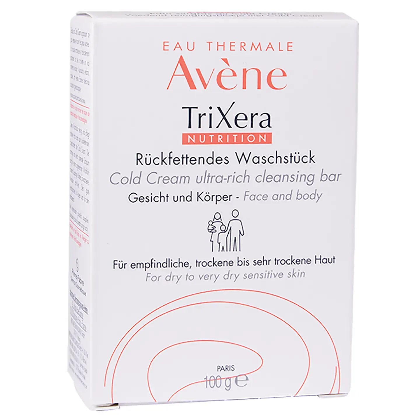 Avène TriXera Nutrition Cold Cream Ultra-Rich Cleansing Bar 100 g