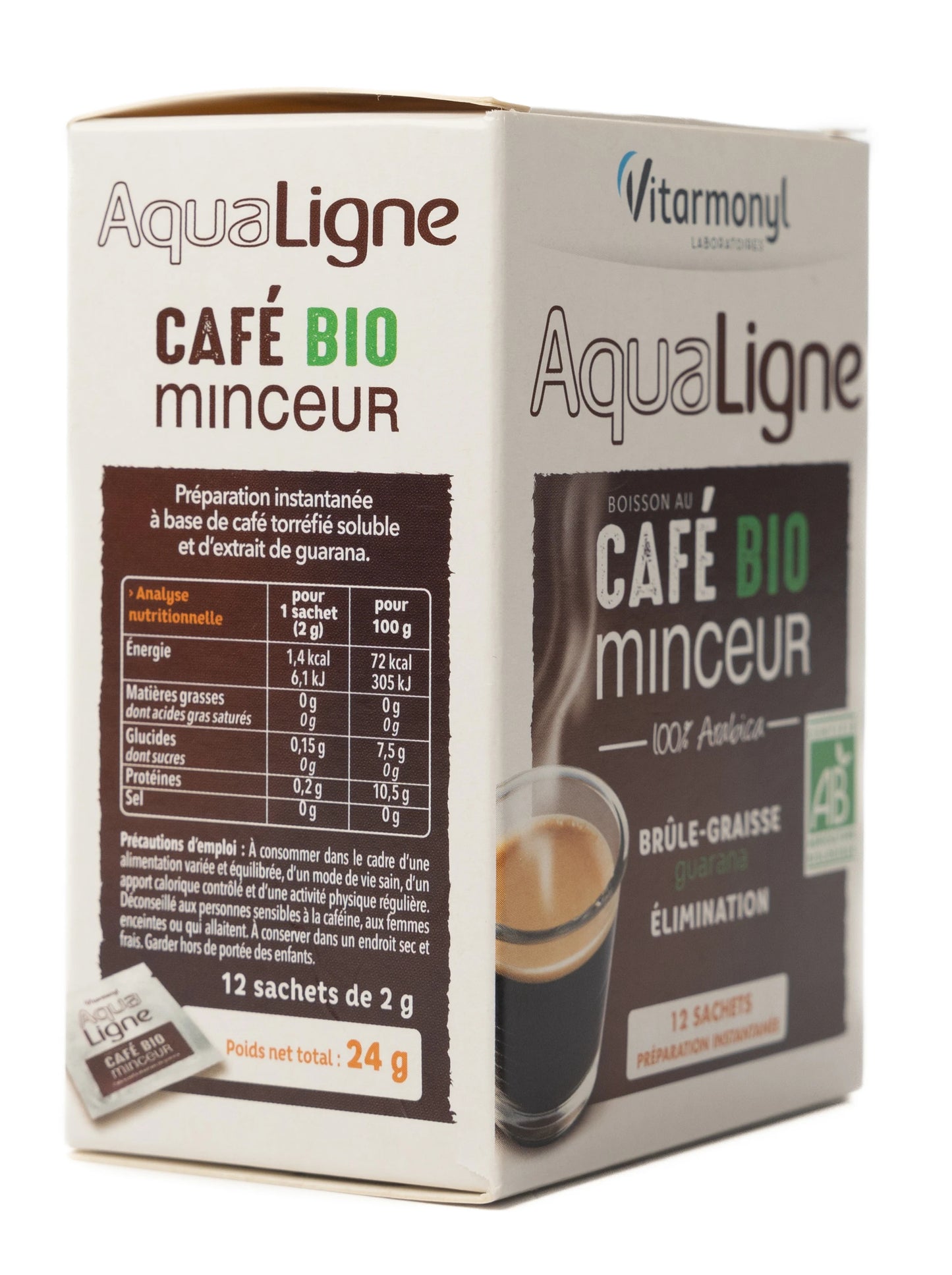 Vitavea Cafe Bio Mineceur [Brule-Graisse] 12 Sachets