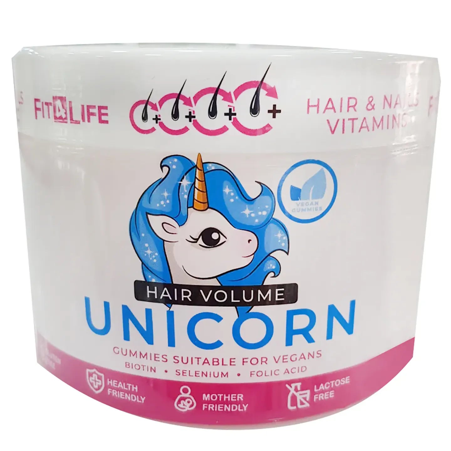 Unicorn Hair Volume Hair & Nails Vitamins Gummies 150gm