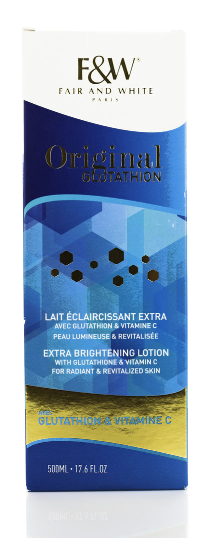 Fair And White Extra Brightening Lotion with Glutathione and Vitamin C 500 Ml