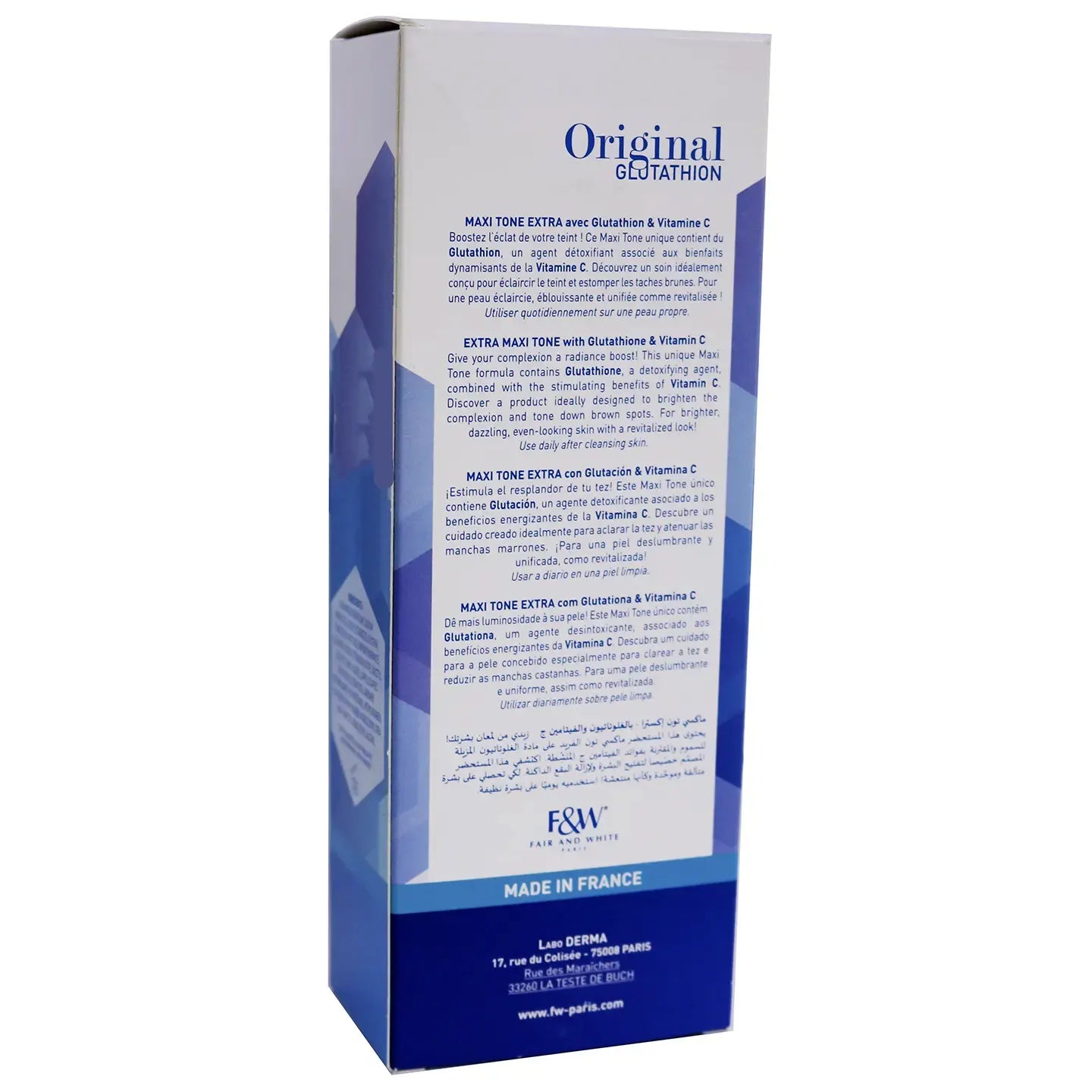 Fair And White Maxi Tone Extra Lotion with Glutathione and Vitamin C 350 Ml