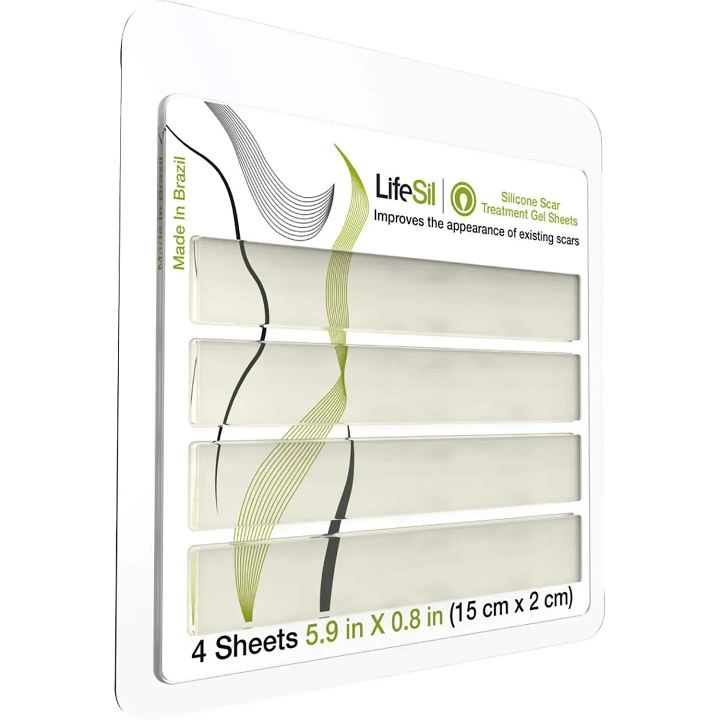 Lifesil Silicon Scar Gel Sheet 15X2 Cm 4 Piece