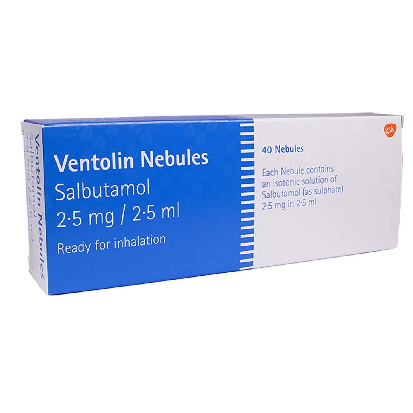 Ventolin Nebules 2.5Mg/2.5Ml 40 Pieces