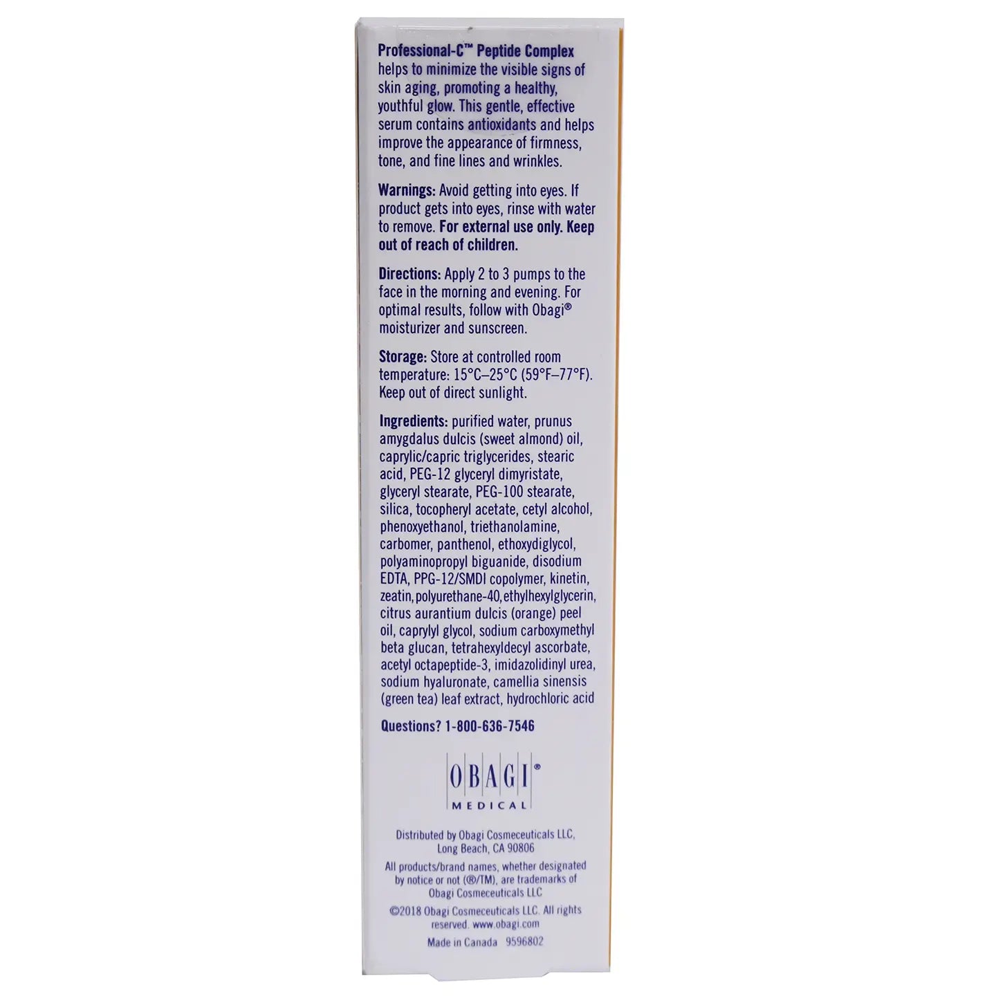 Obagi Professional-C Peptide Complex Serum 30 ml