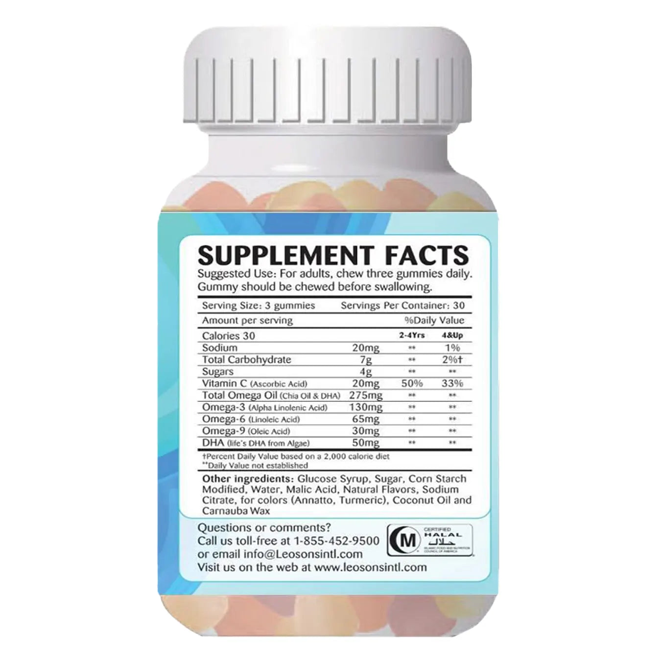 Amerix Omega + DHA 90 Adult Gummies