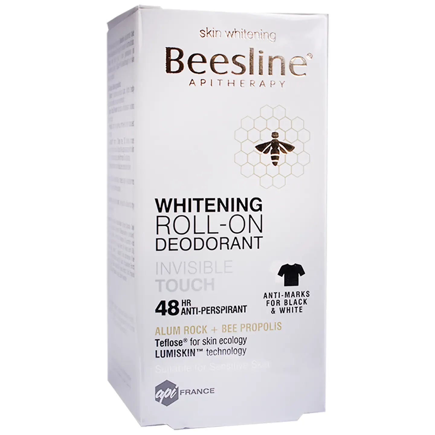 Beesline 48 Hours Whitening Roll On Deo Invisible Touch 50 Ml