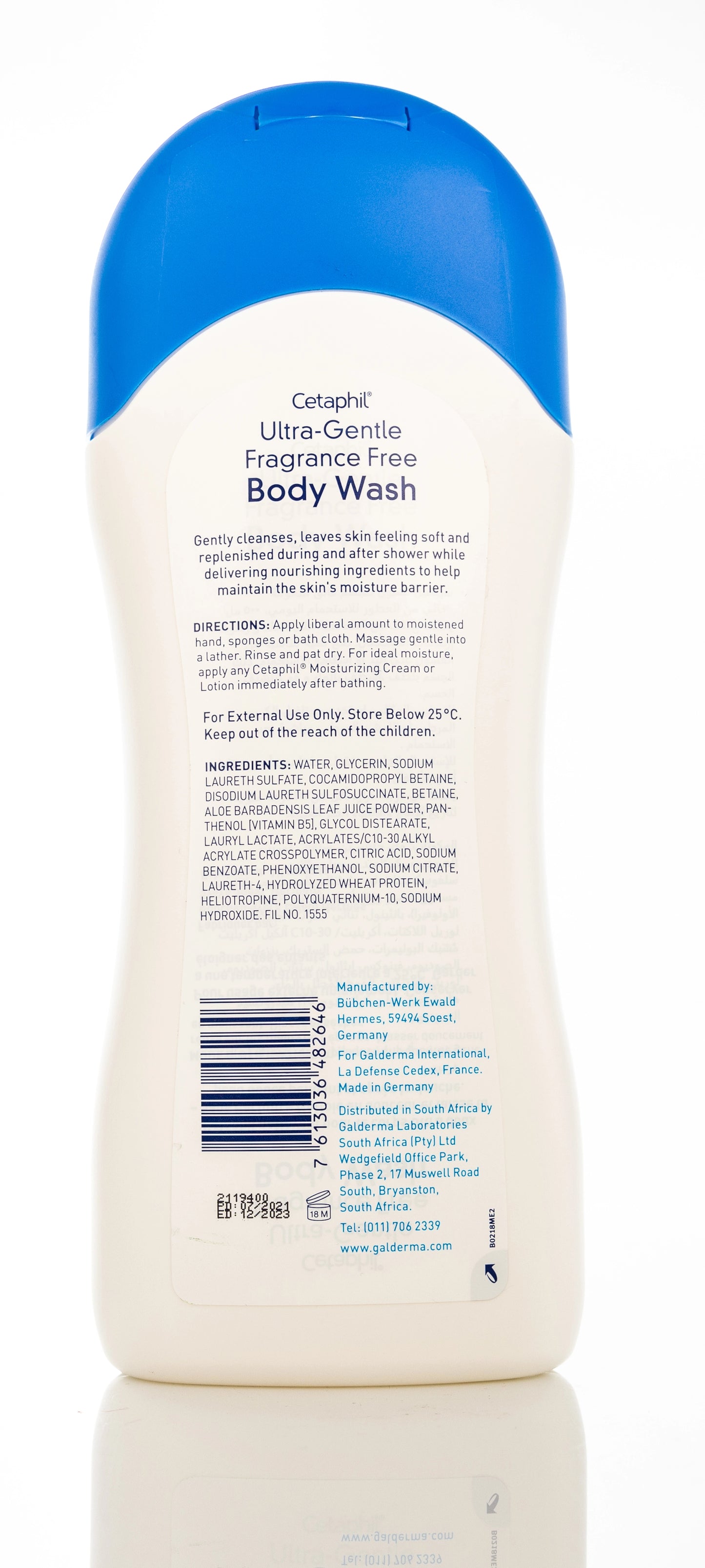 Cetaphil Ultra-Gentle Body Wash Fragrance Free 500 Ml