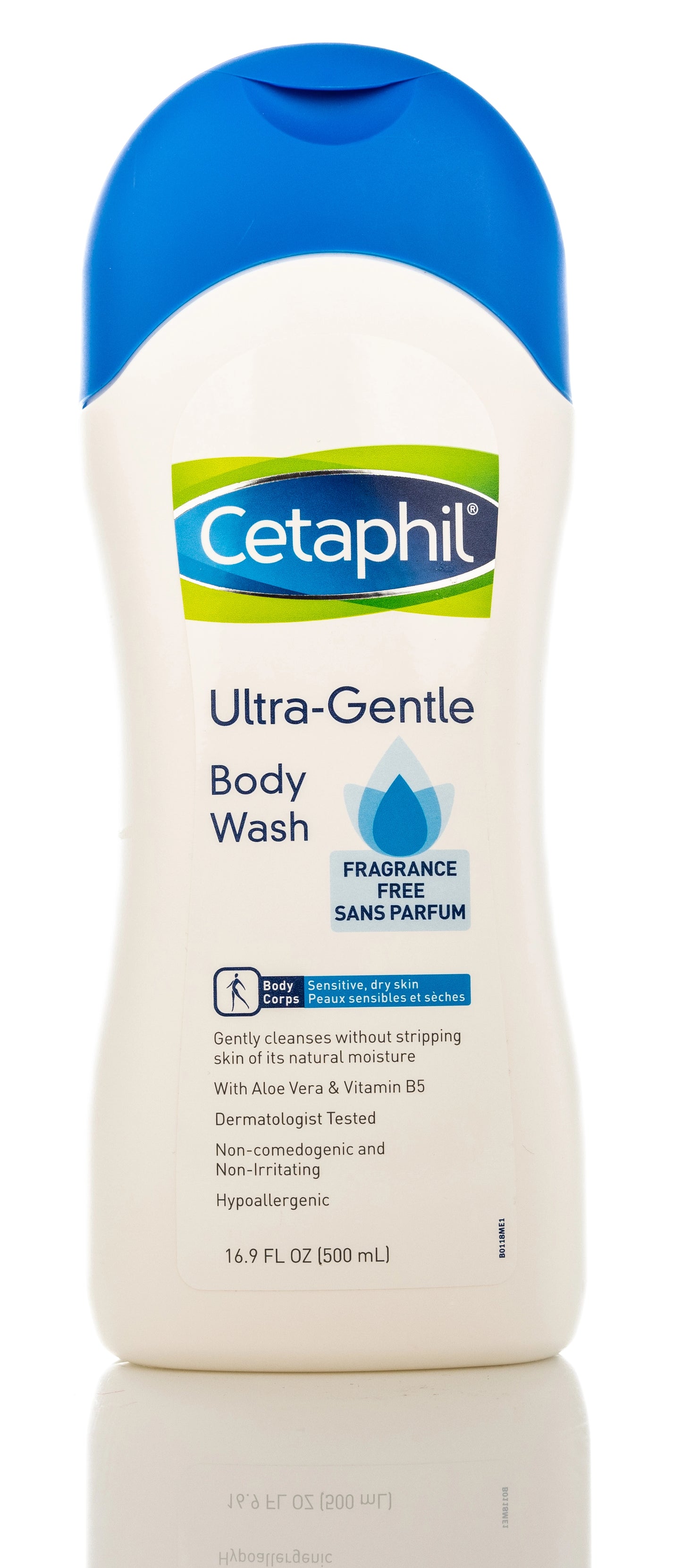 Cetaphil Ultra-Gentle Body Wash Fragrance Free 500 Ml