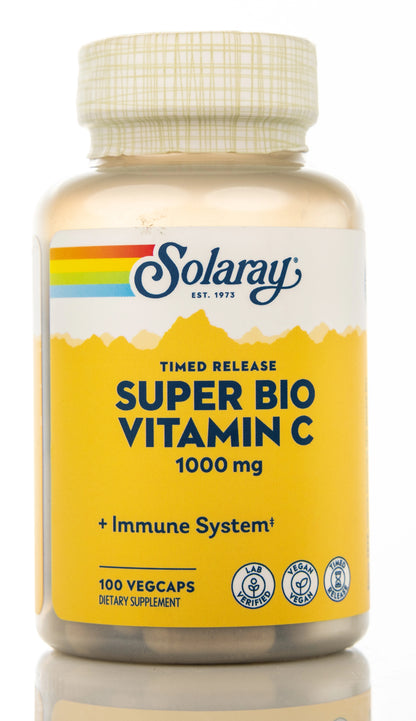 Solaray Super Bio Vitamin C 1000mg 100 Capsules