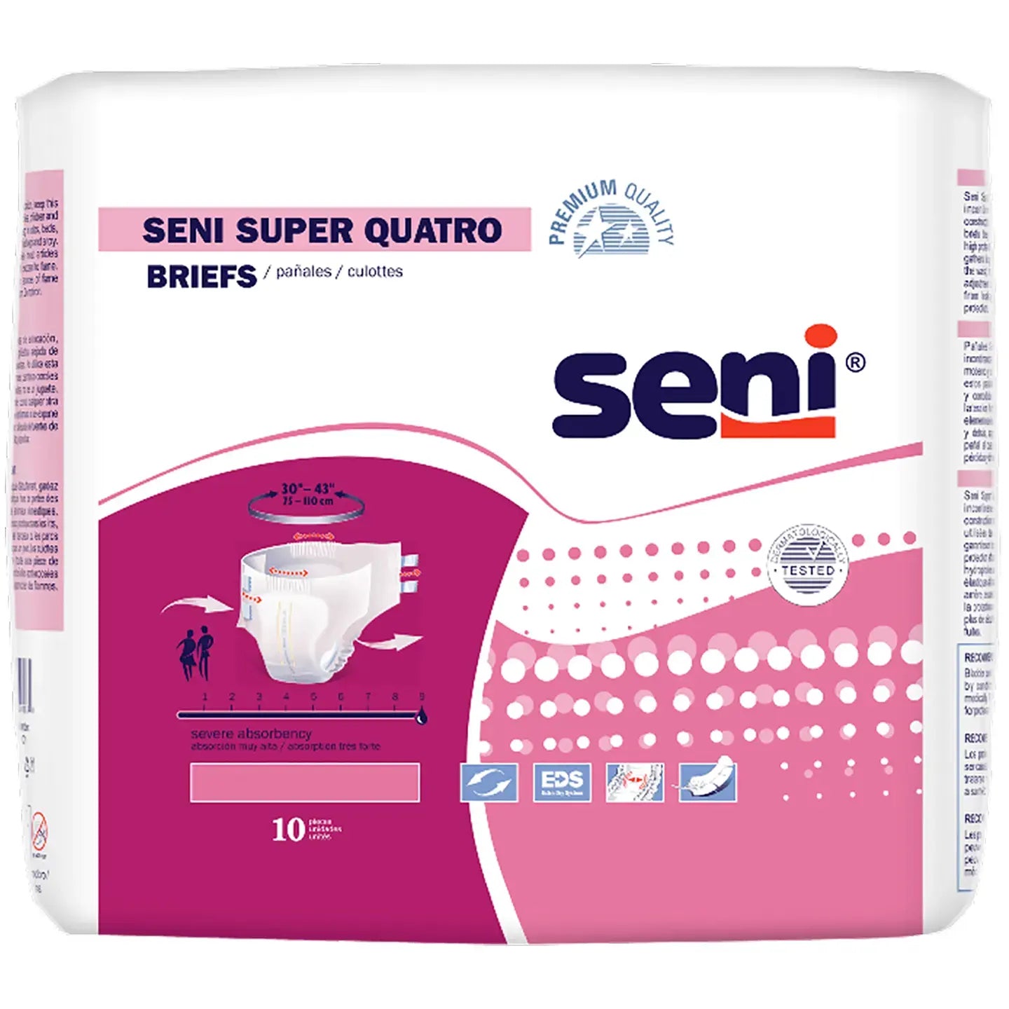 Seni Super Quatro Briefs [X-Large] 10 Pieces