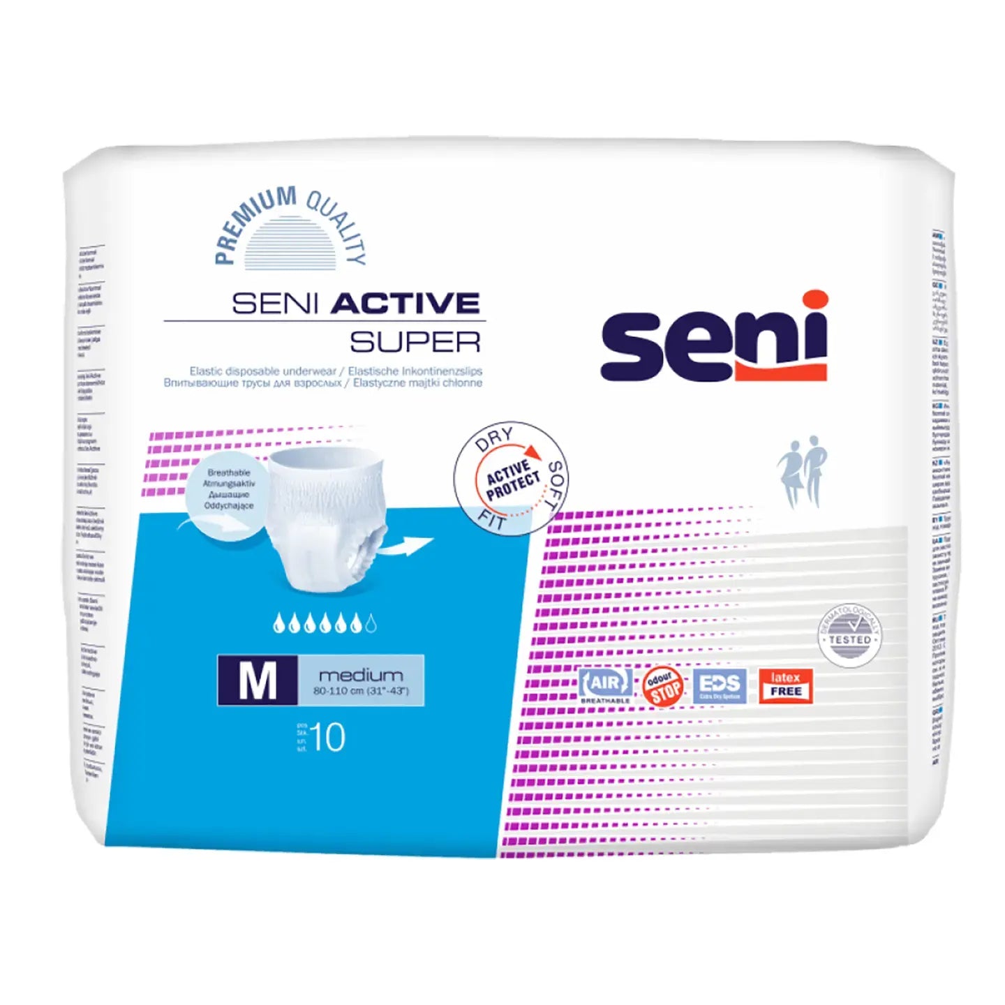 Seni Active Super Underwear [Medium] 10 Pieces