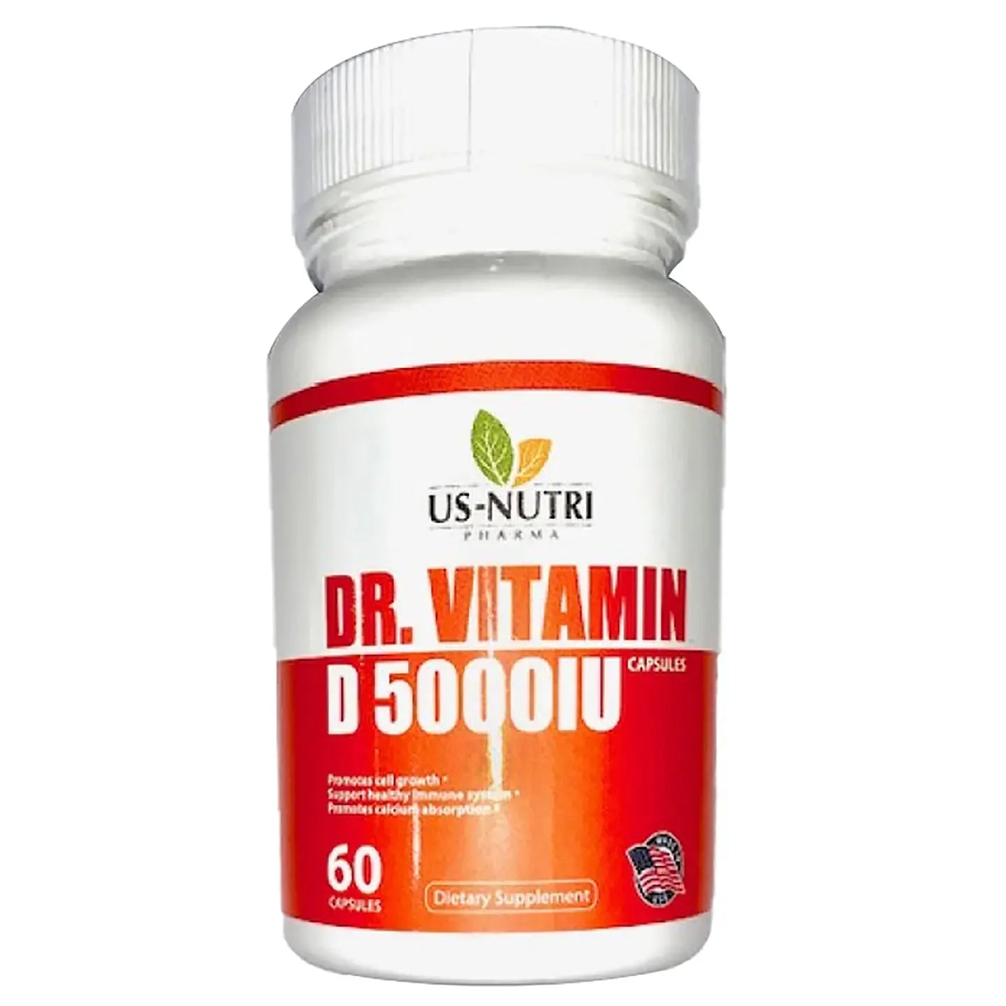 Us-Nutri Dr.Vitamin D 5000IU 60 Capsules