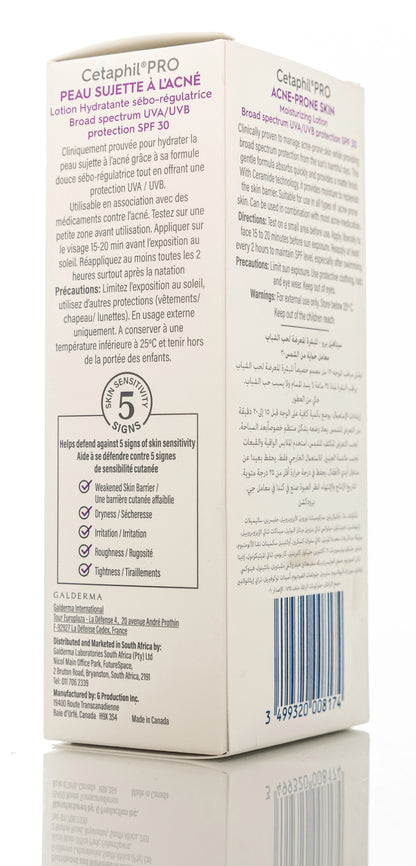 Cetaphil PRO Acne-Prone Skin SPF 30 Moisturizing Lotion 120 Ml