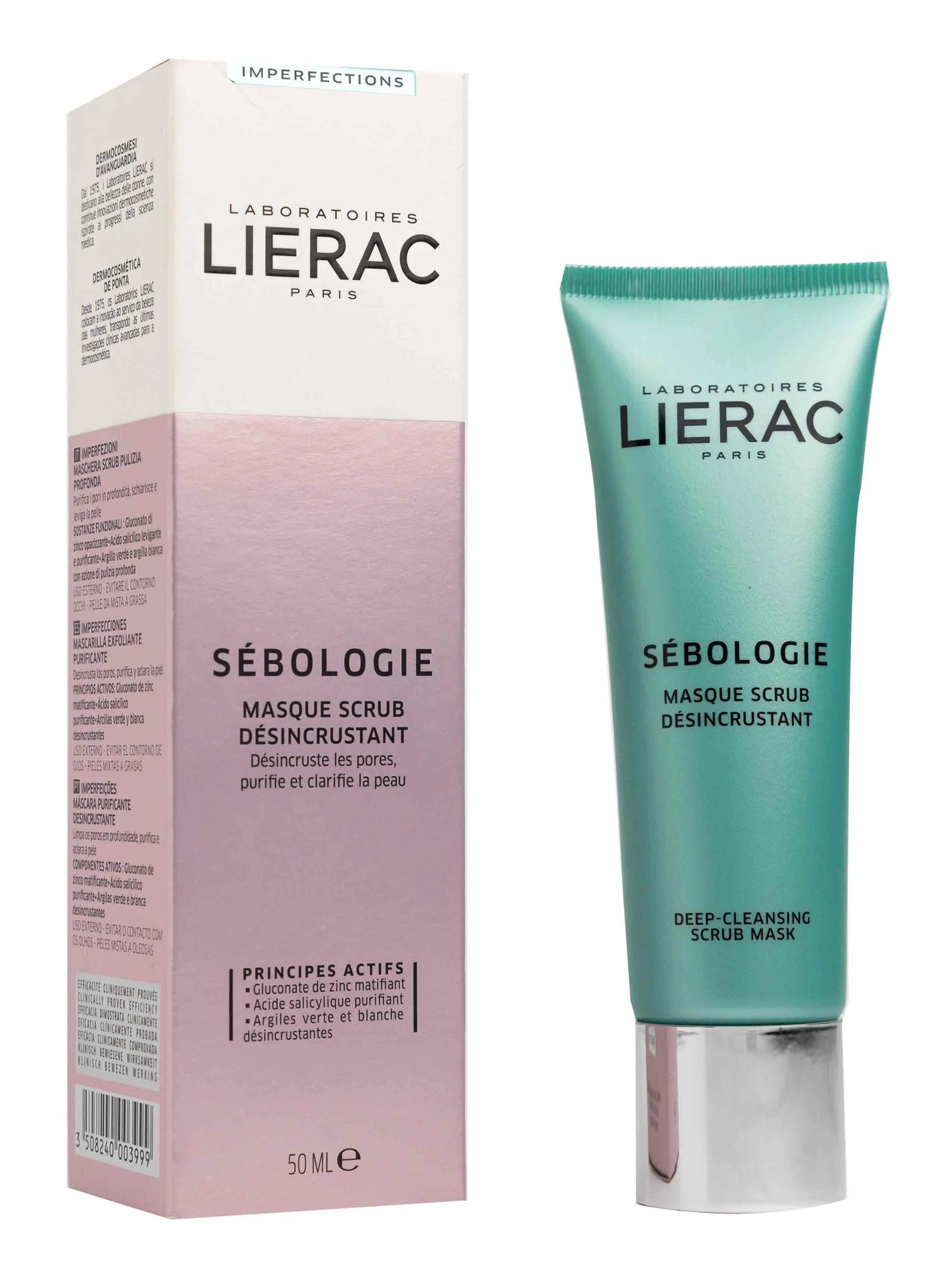 Lierac Sebologie Deep Cleansing Scrub Mask 50 Ml