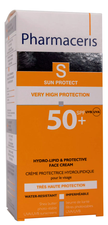 Pharmaceris S Hydro-Lipid and Protective SPF 50+ Face Cream 50 Ml