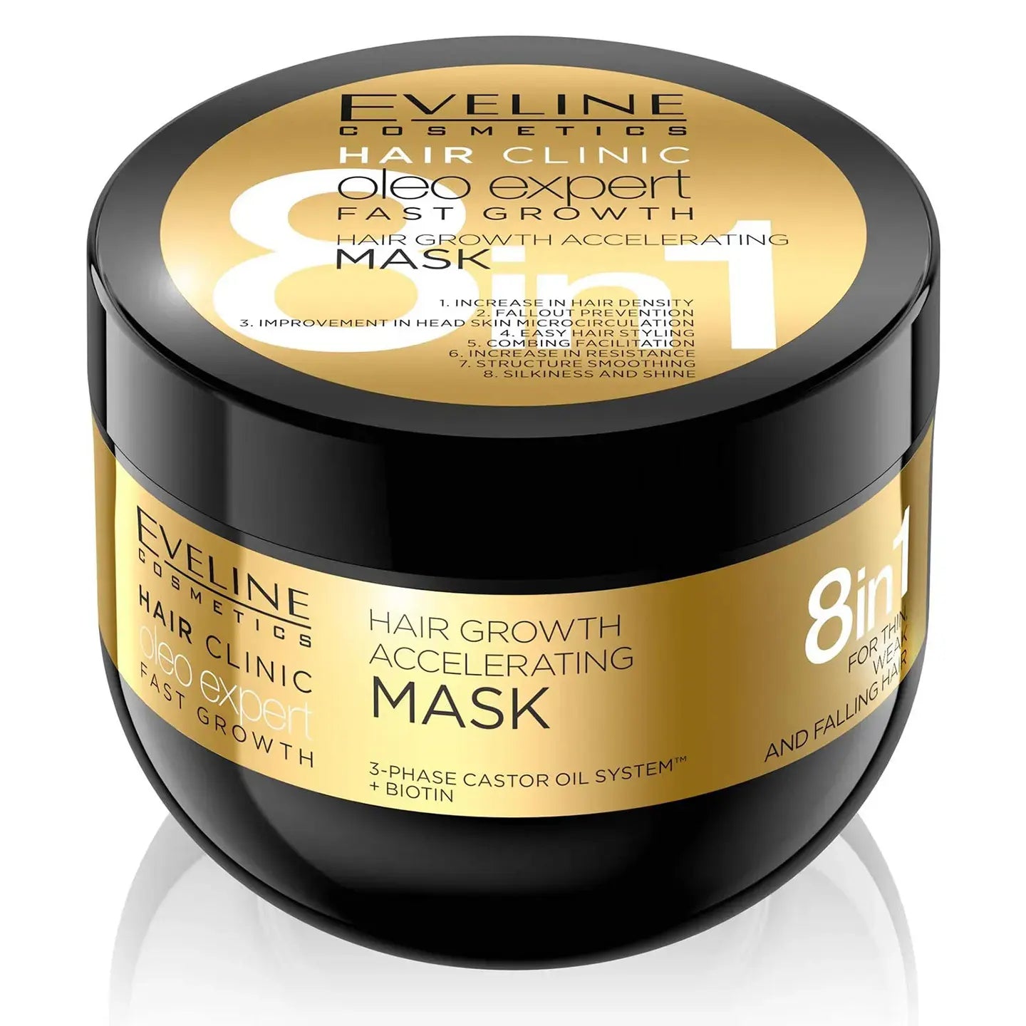 Eveline Hair Clinic Oleo Expert Fast Growth Hair Mask 300 Ml