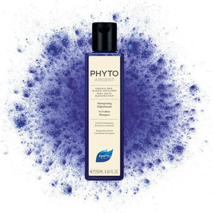 Phyto Argent No Yellow Shampoo for Grey, White and Bleached Hair 250 Ml
