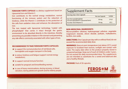 Ferosom Forte 20 Capsule