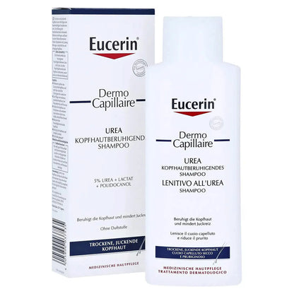 Eucerin Urea Soothing Scalp Shampoo 5% Urea + Lactate + Polidocanol 250 Ml