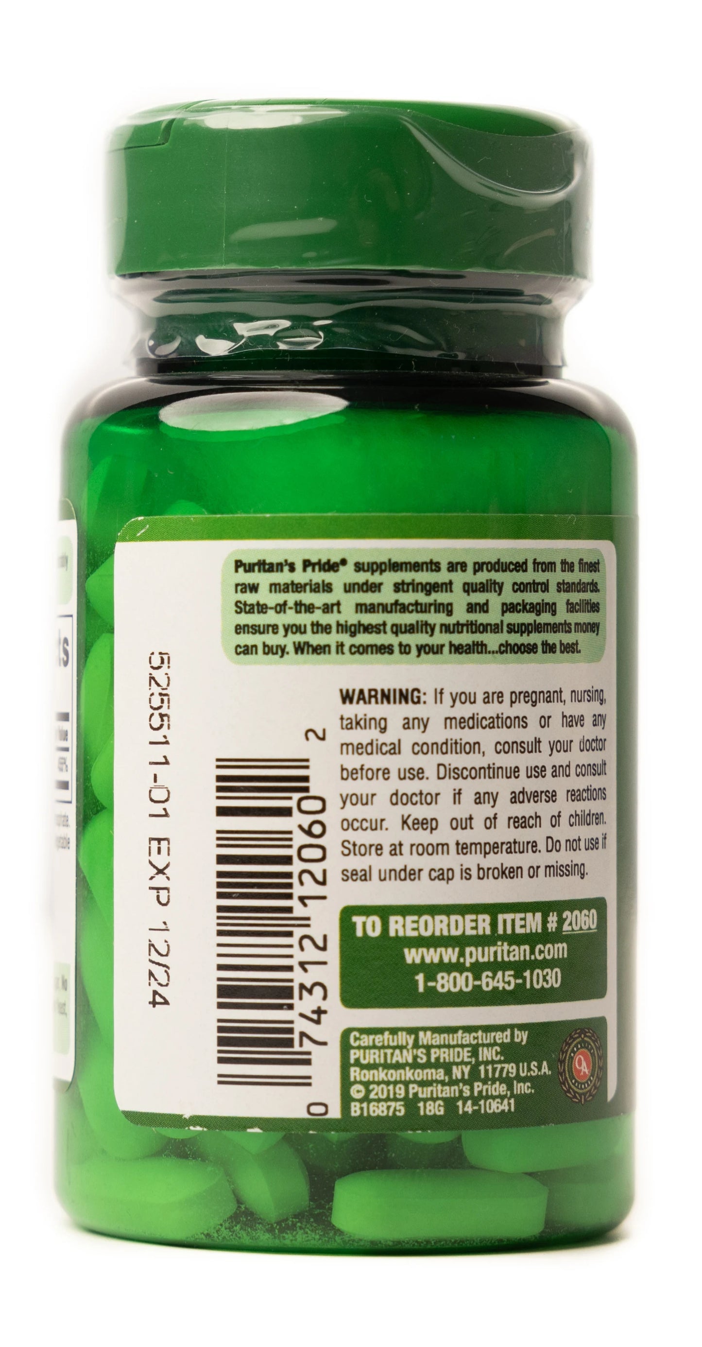 Puritan's Pride Zinc 50 mg 100 Tablets