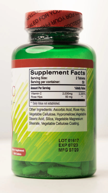 Human Essentials Vitamin C 1000 mg 100 Tablet