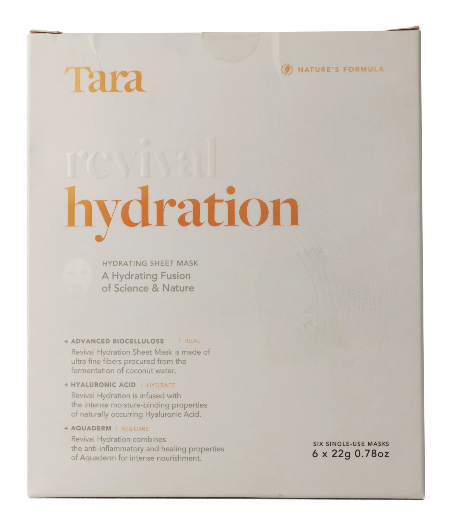 Tara Revival Hydration Sheet Mask 6X22 Gm