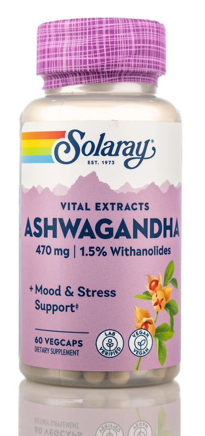 Solaray Ashwagandha 470mg 60 Capsules