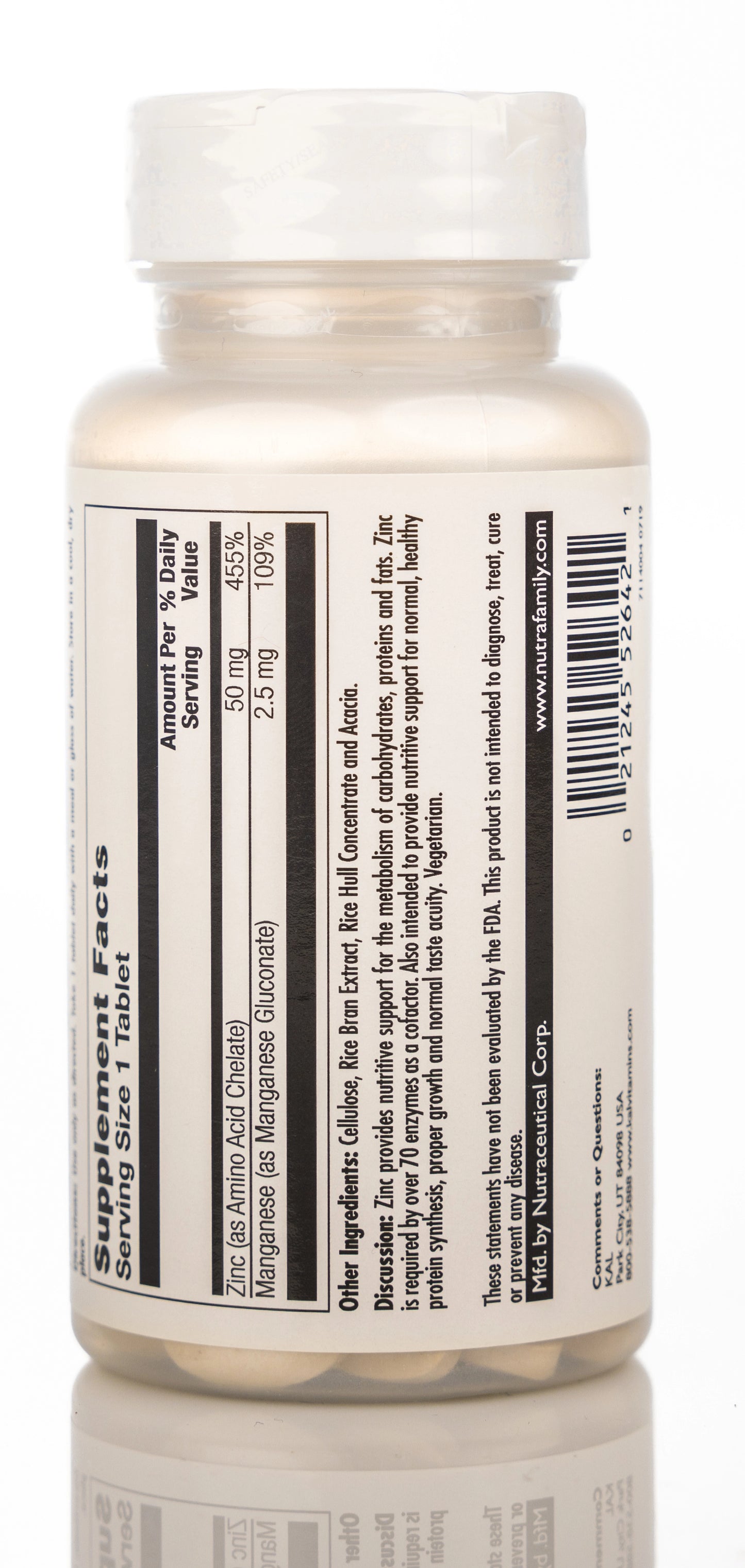 Kal Zinc 50 mg Chelated 90 Tablet