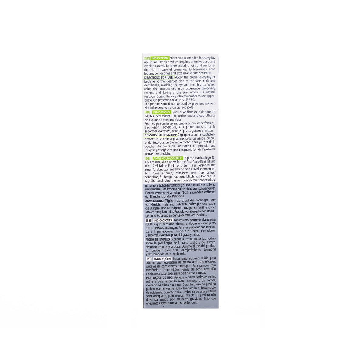 Pharmaceris T Retinol 0.3 Night Cream for Adult Acne 40 Ml