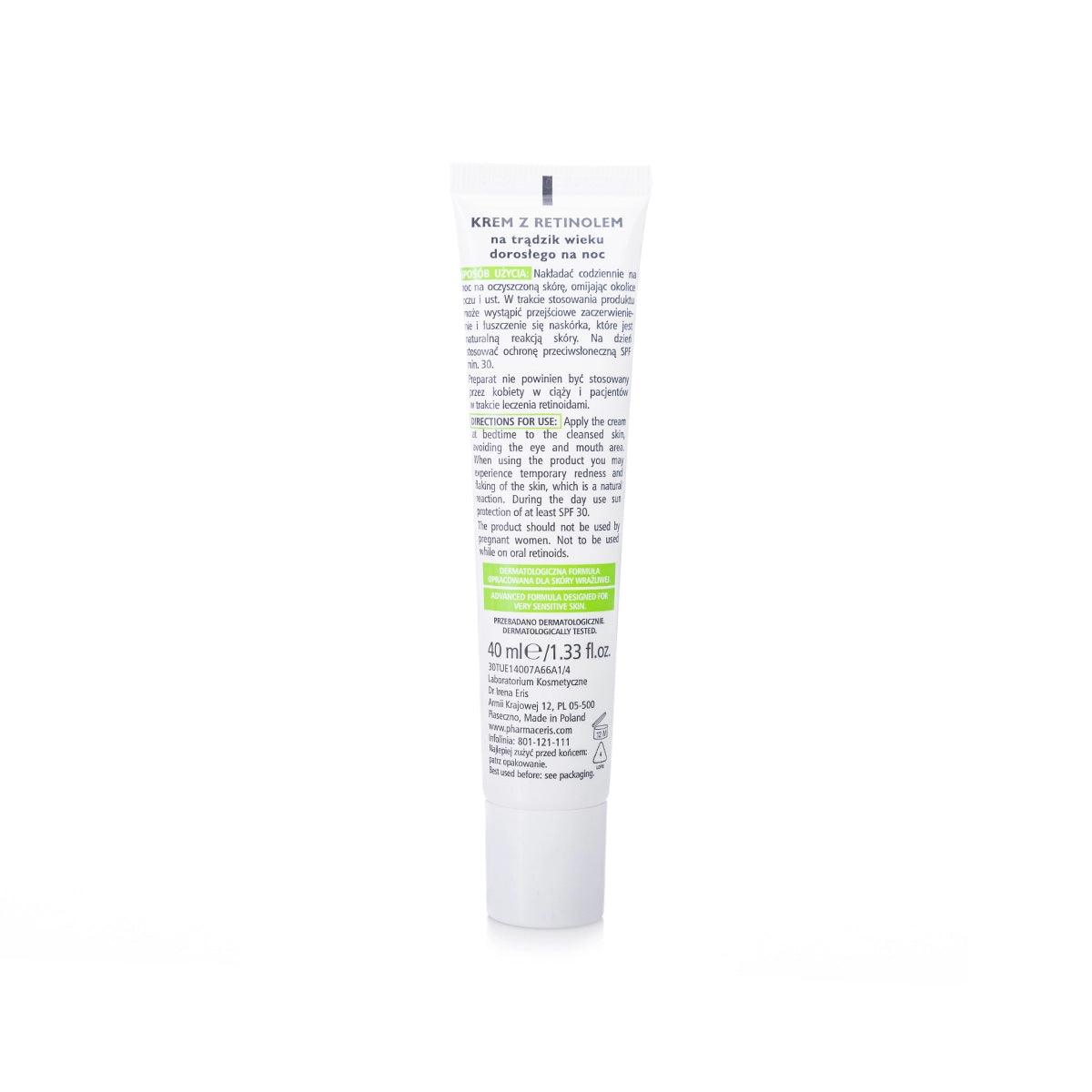 Pharmaceris T Retinol 0.3 Night Cream for Adult Acne 40 Ml