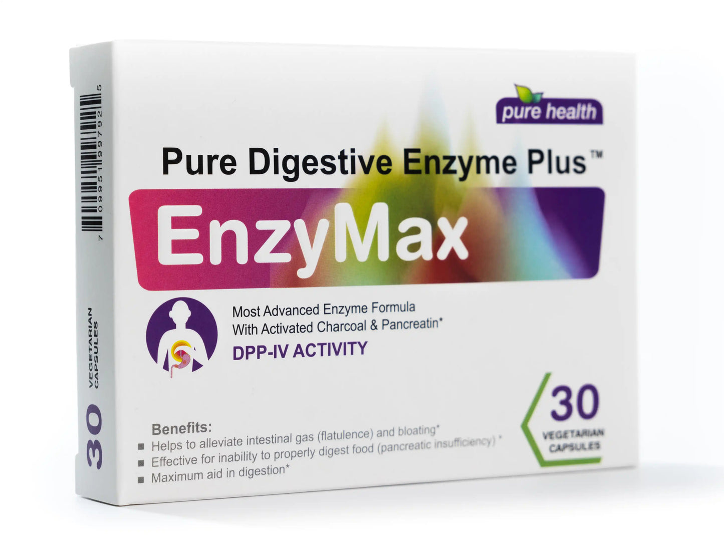 Pure Health Enzymax Pure Digestive Enzyme Plus 30 Capsules