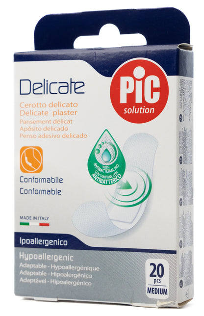 Pic Solution Delicate Plaster 19X72 Mm [Medium] 20 Pieces