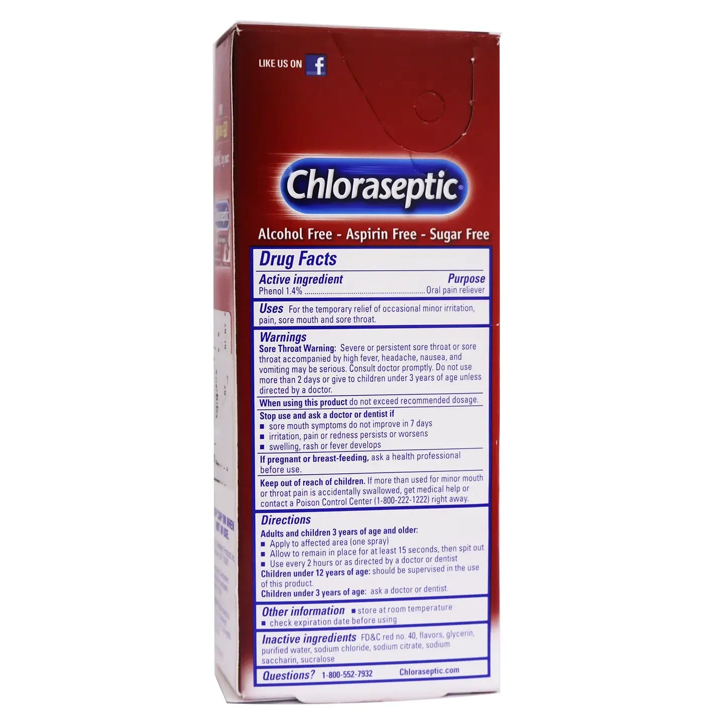 Chloraseptic Cherry Throat Spray 20Ml
