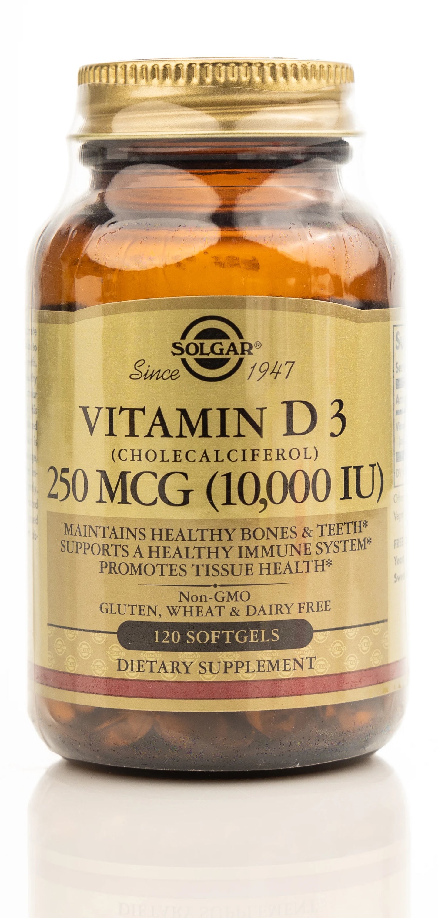 Solgar Vitamin D3  10000 IU 120 Softgels