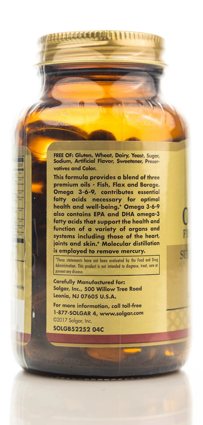 Solgar Omega 3-6-9 1300mg 60 Softgels