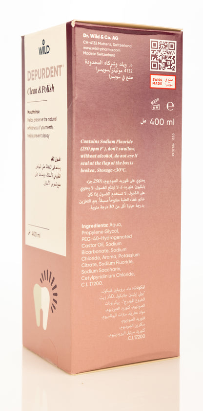 Depurdent Clean & Polish Mouthwash 400 ml