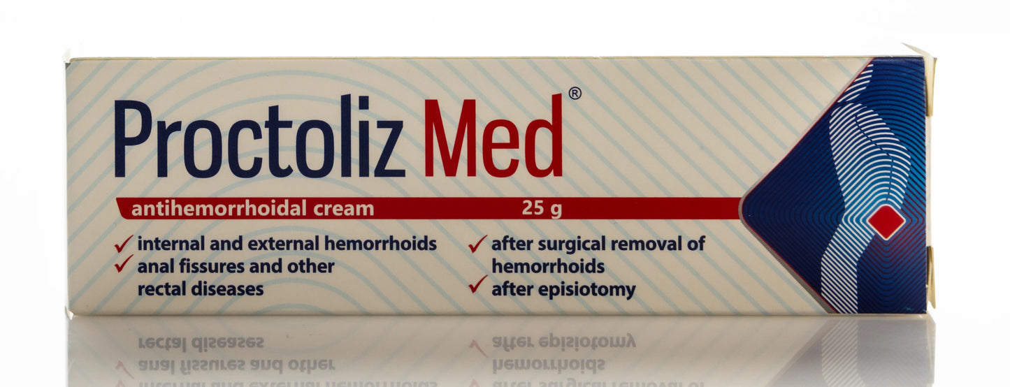 Proctoliz Med Antihemorrhoidal Cream 25Gm