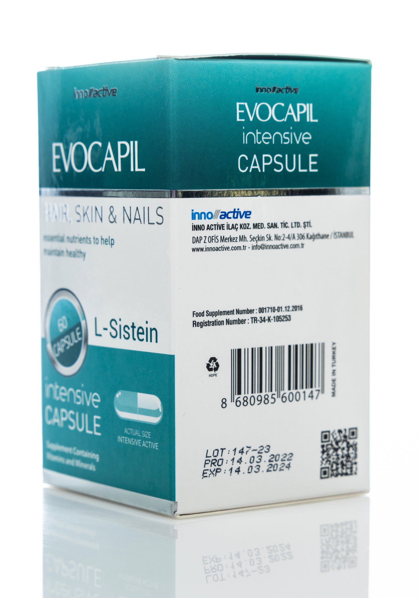 Evocapil Hair,Skin & Nail 60 Capsule