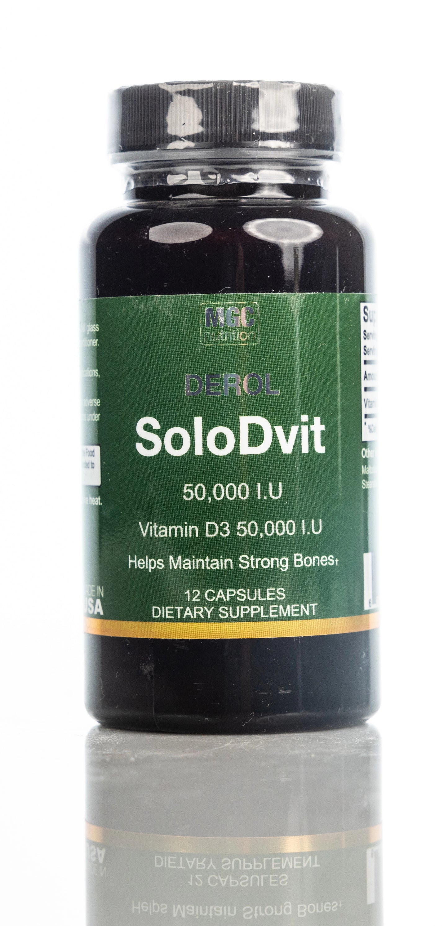 SoloDvit Vitamin D3 50,000IU 12 Capsules