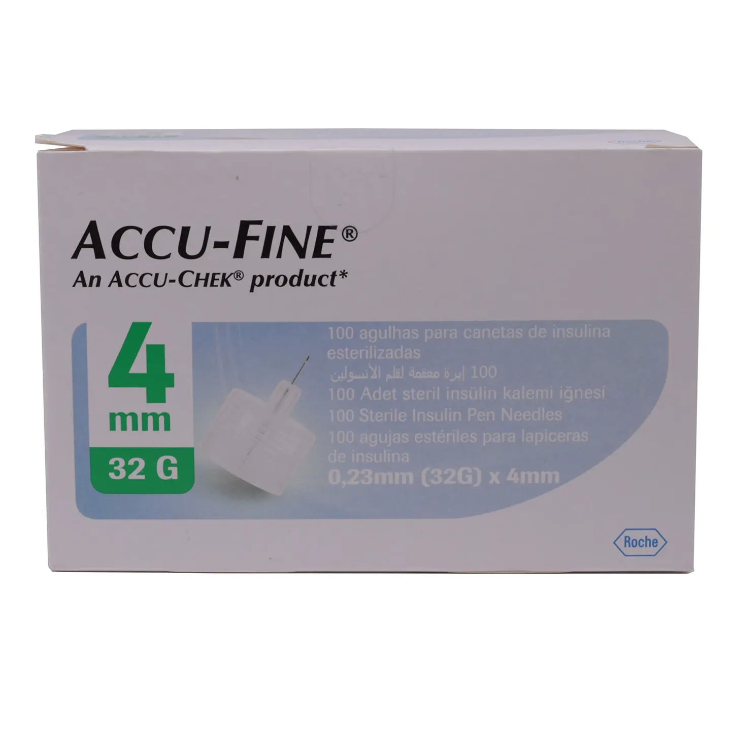 Accu Check Accu-Fine 4X0.23Mm [32G] 100 Pieces