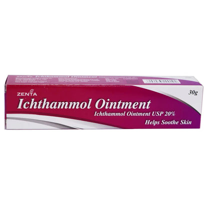 Zenta Ichthammol 20% Ointment 30Gm